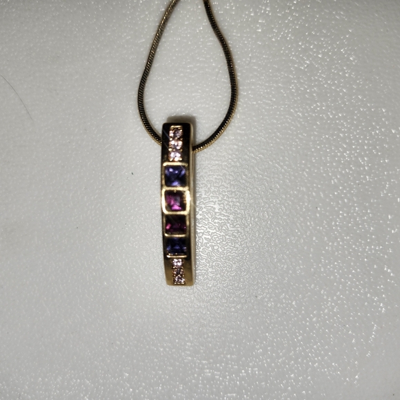 Lia Sophia Jewelry - LIA SOPHIA Gold, Pink, and Purple Necklace